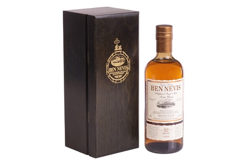 Lot A bottle of Ben Nevis Highland Single Malt...