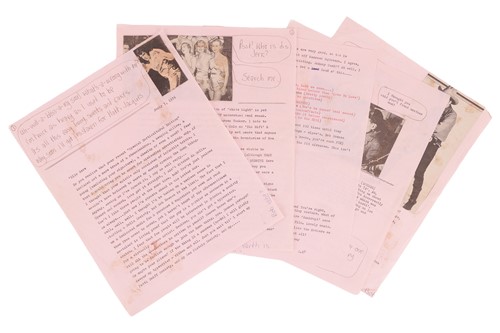 Lot 38 - Steven Morrissey (b.1959), songwriter and...