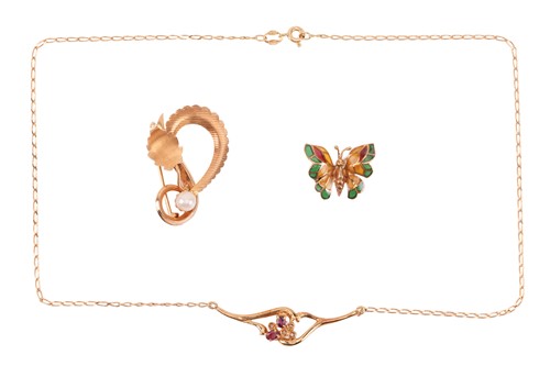 Lot 35 - A group of Italian jewellery; to include a...