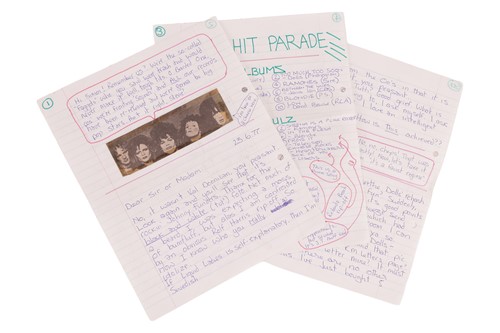 Lot 47 - Steven Morrissey (b.1959), songwriter and...