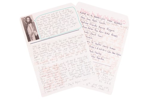 Lot 53 - Steven Morrissey (b.1959), songwriter and...