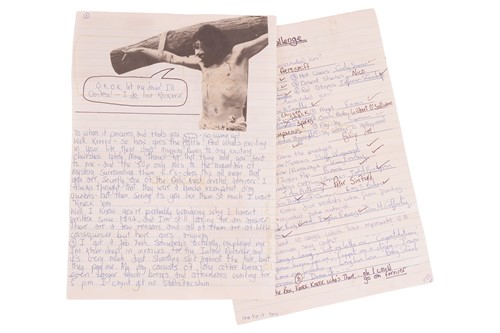 Lot 45 - Steven Morrissey (b.1959), songwriter and...