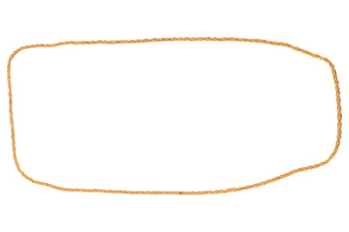 Lot 108 - A long Singapore style chain, featuring a...
