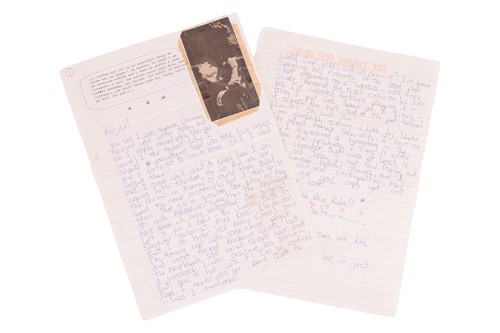 Lot 59 - Steven Morrissey (b.1959), songwriter and...