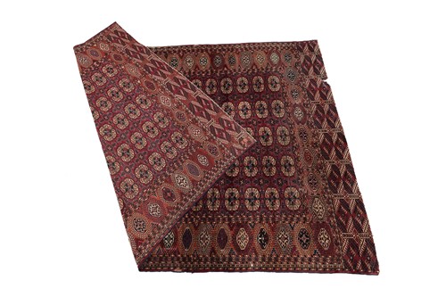 Lot 70 - A Tekke Turkoman main carpet, early 20th...