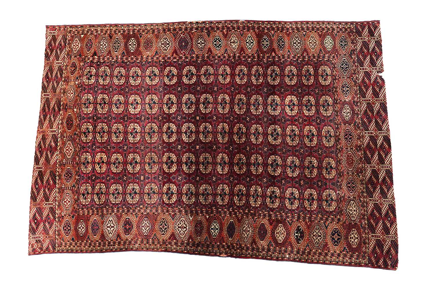 Lot 70 - A Tekke Turkoman main carpet, early 20th...