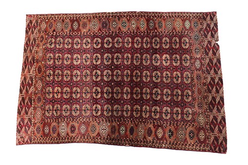 Lot A Tekke Turkoman main carpet, early 20th...