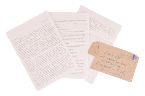Lot 61 - Steven Morrissey (b.1959), songwriter and...
