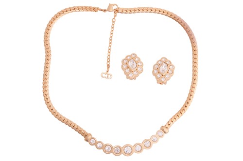 Lot 144 - Christian Dior - a chain necklace, circa 1980s,...
