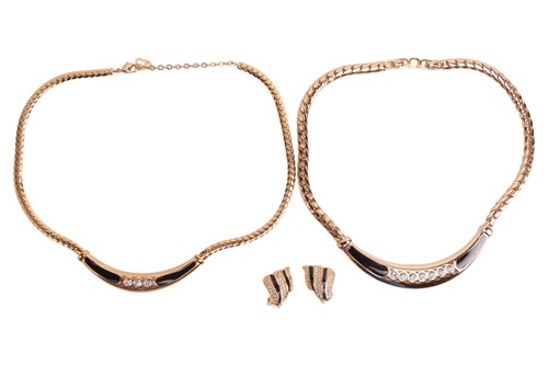 Lot 143 - Christian Dior - Two necklaces of similar...