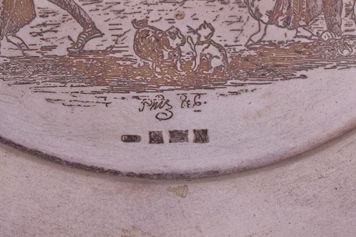 Lot A pair of limited edition Dickens plates,...