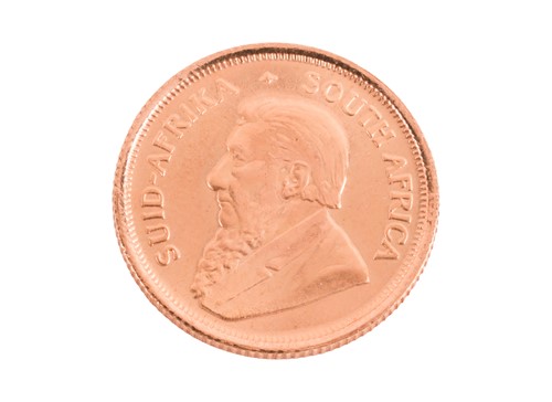 Lot 177 - A South African 1/10oz Krugerrand, dated 1981,...