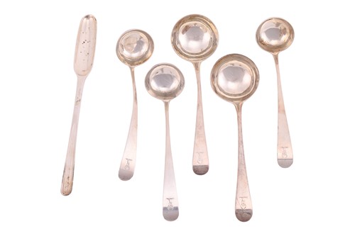 Lot A matched set of four Glaswegian George III...