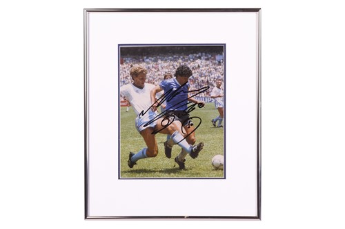 Lot Diego Maradona (1960-2020), a signed colour...