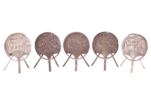 Lot A set of five early 20th century Chinese...