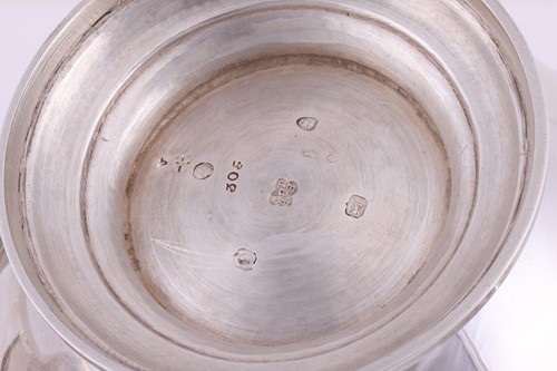 Lot 256 - A Victorian silver three-piece tea service by...