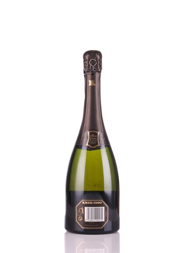 Lot Six bottles of 1990 Krug Champagne, 75cl, each...