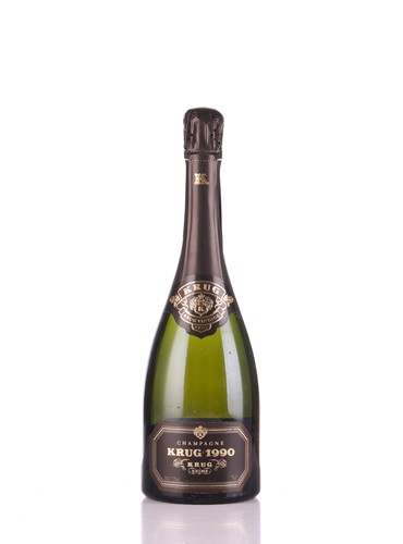 Lot Six bottles of 1990 Krug Champagne, 75cl, each...