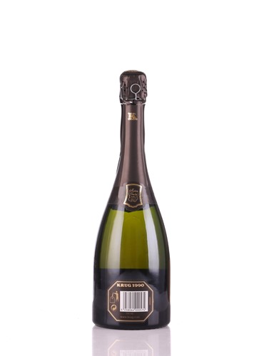 Lot Six bottles of 1990 Krug Champagne, 75cl, each...
