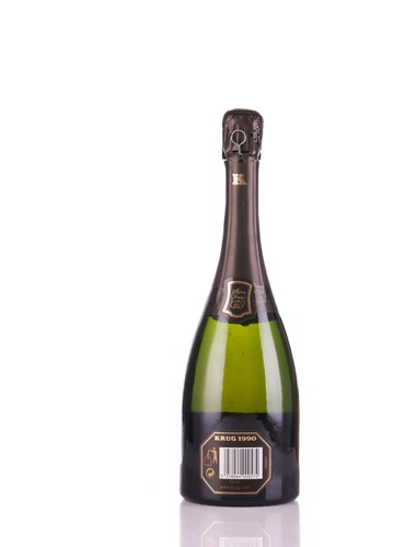 Lot Six bottles of 1990 Krug Champagne, 75cl, each...