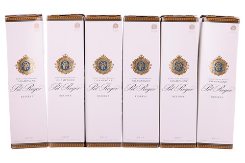 Lot 309 - Six bottles of Pol Roger Extra Cuvee de...