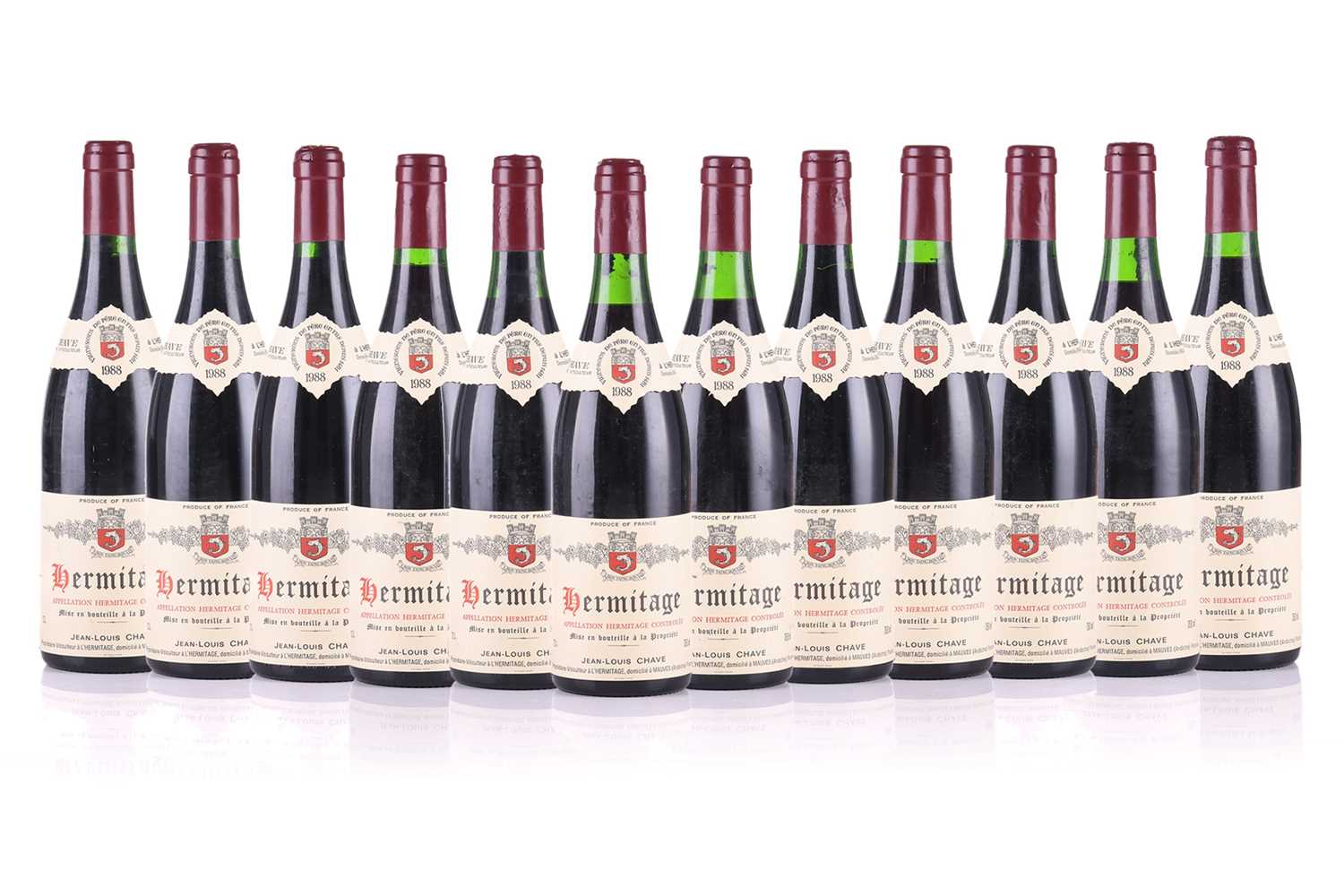 Lot 243 - Twelve bottles of 1988 Jean-Louis Chave...