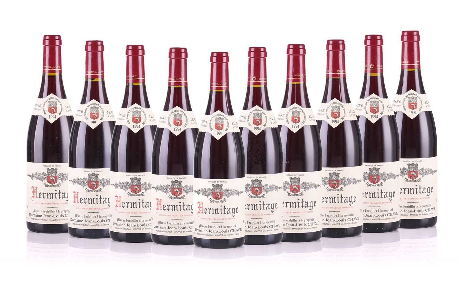 Lot 244 - Ten bottles of 1994 Domaine Jean-Louis Chave...