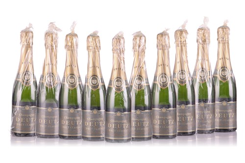 Lot 310 - Ten half bottles of Deutz non-vintage...