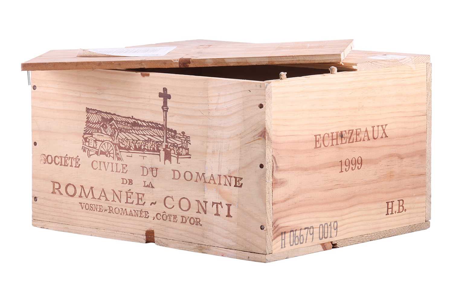 Lot 245 - Six bottles of 1999 Échezeaux Grand Cru...