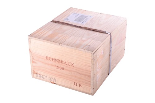 Lot Six bottles of 1999 Échezeaux Grand Cru...
