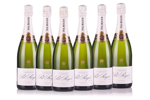 Lot 300 - Six bottles of Pol Roger Brut Reserve...