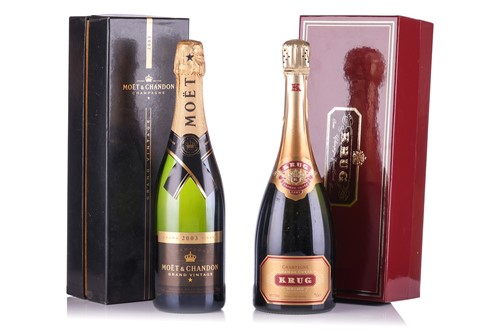 Lot 302 - A bottle of Krug Grande Cuvee non-vintage...