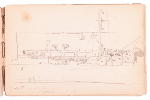 Lot Montague Dawson (British 1895-1973) Sketchbook,...