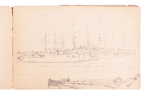 Lot Montague Dawson (British 1895-1973) Sketchbook,...