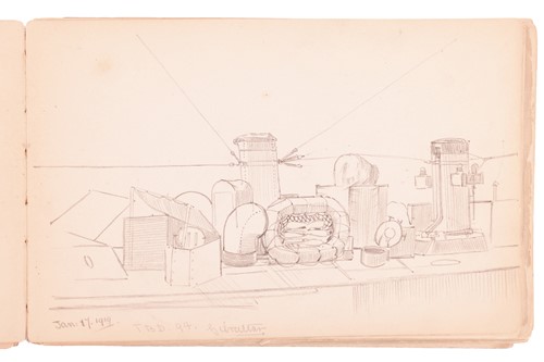 Lot Montague Dawson (British 1895-1973) Sketchbook,...