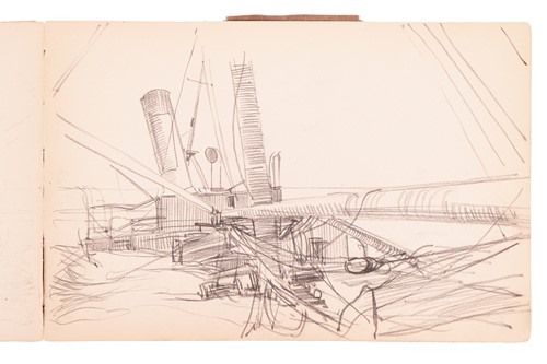Lot Montague Dawson (British 1895-1973) Sketchbook,...