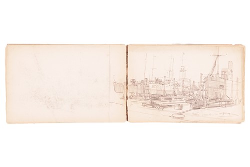Lot Montague Dawson (British 1895-1973) Sketchbook,...