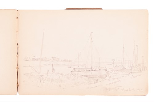 Lot Montague Dawson (British 1895-1973) Sketchbook,...