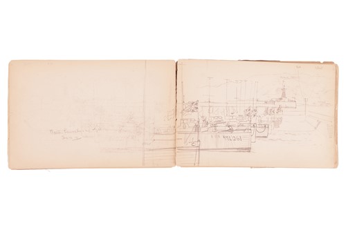 Lot Montague Dawson (British 1895-1973) Sketchbook,...