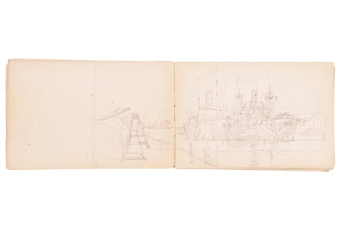 Lot Montague Dawson (British 1895-1973) Sketchbook,...