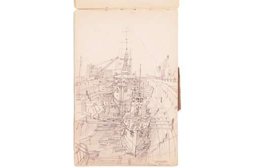Lot Montague Dawson (British 1895-1973) Sketchbook,...