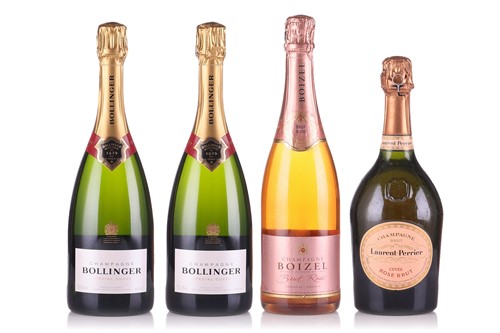 Lot 321 - A cased bottle of Laurent Perrier Cuvee Rose...