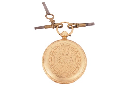 Lot 239 - WM Andrews, Londonderry - An 18ct Gold Open...