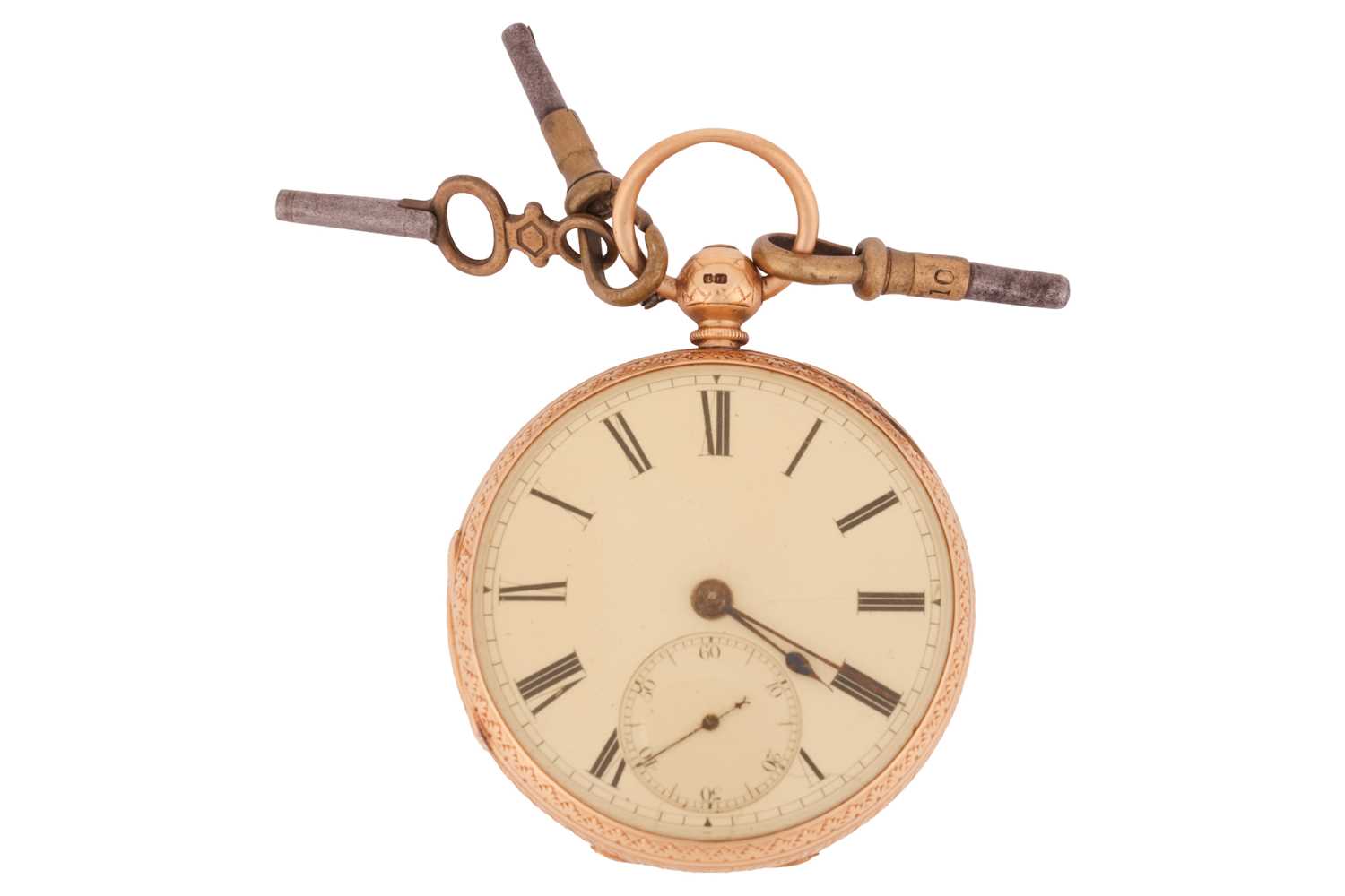 Lot 239 - WM Andrews, Londonderry - An 18ct Gold Open...