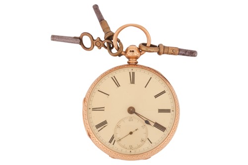 Lot 239 - WM Andrews, Londonderry - An 18ct Gold Open...