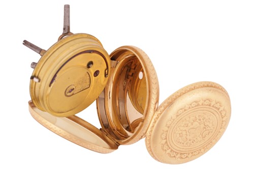 Lot 239 - WM Andrews, Londonderry - An 18ct Gold Open...