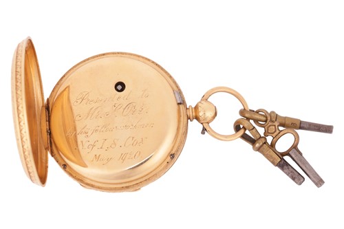 Lot 239 - WM Andrews, Londonderry - An 18ct Gold Open...
