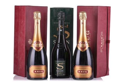 Lot 322 - Two bottles of Krug Grande Cuvee Champagne,...