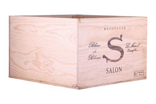 Lot 323 - Four bottles of 1996 Salon le Mesnil Champagne,...
