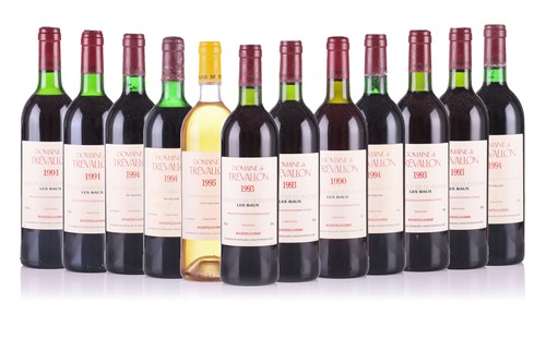 Lot 192 - Twelve bottles of Domaine de Trevallon, 1990,...